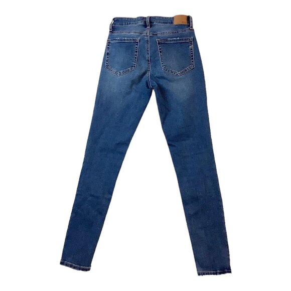 Aeropostale High Rise Jegging Blue Denim Jeans Stretch Womens Size 0 - Picture 2 of 9